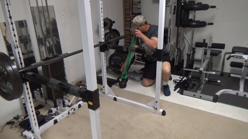 Roll-Up Bodyweight Tricep Extensions Setup