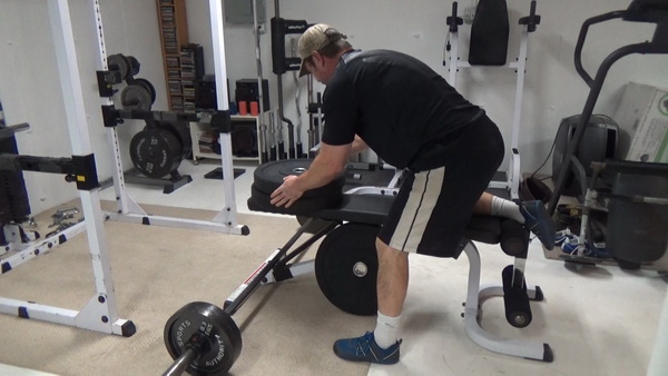 Range-Of-Motion Drop Sets for Chest-Supported Rows add another plate