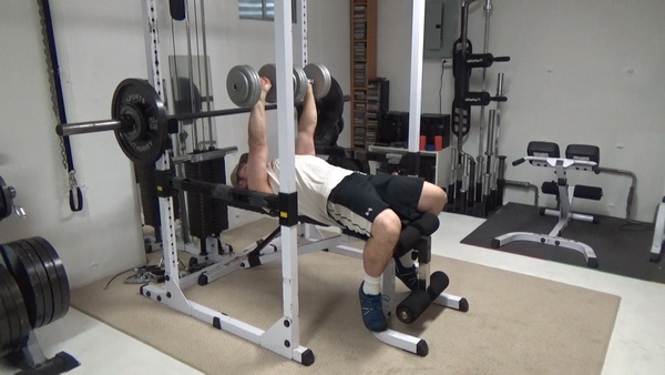 Dumbbell Bench Press Top
