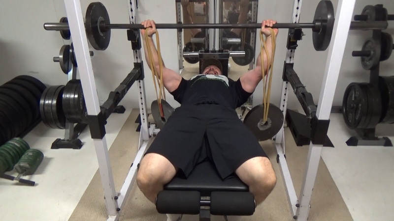 Thumb-Band Plate-Hanging Bench Press For Pec Activation Top