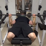 Thumb-Band Plate-Hanging Bench Press For Pec Activation