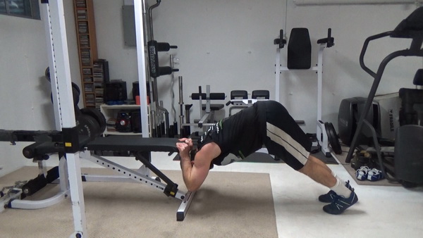 Bodyweight Tricep Extensions Bottom Stretch