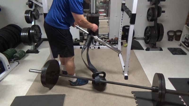 Kettlebell Hanging Deadlifts For Strengthening the Deadlift Just Below The Knees