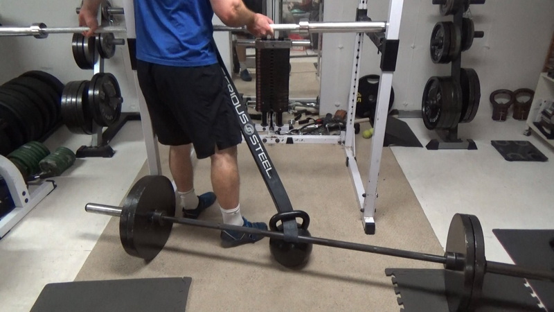 Kettlebell Hanging Deadlifts For Strengthening the Deadlift Just Below The Knees