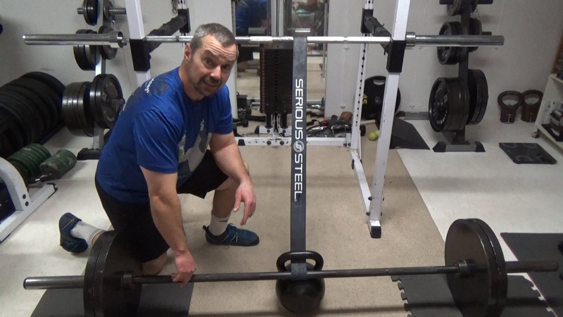 Kettlebell Hanging Deadlifts For Strengthening the Deadlift Just Below The Knees