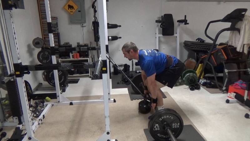 Kettlebell Hanging Deadlifts For Strengthening the Deadlift Just Below The Knees