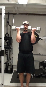 standing dumbbell curl