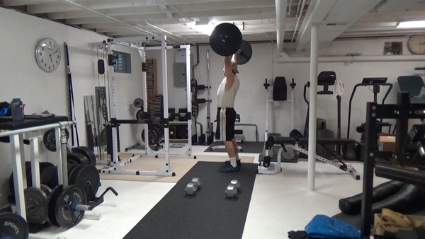 Barbell Hang Clean and Press Top
