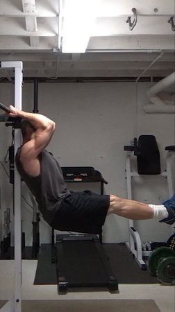 Bicep Hold Ab Levers (Hanging Dragon Flags) For Lower Abs
