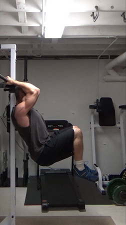 Bicep Hold Ab Levers (Hanging Dragon Flags) For Lower Abs