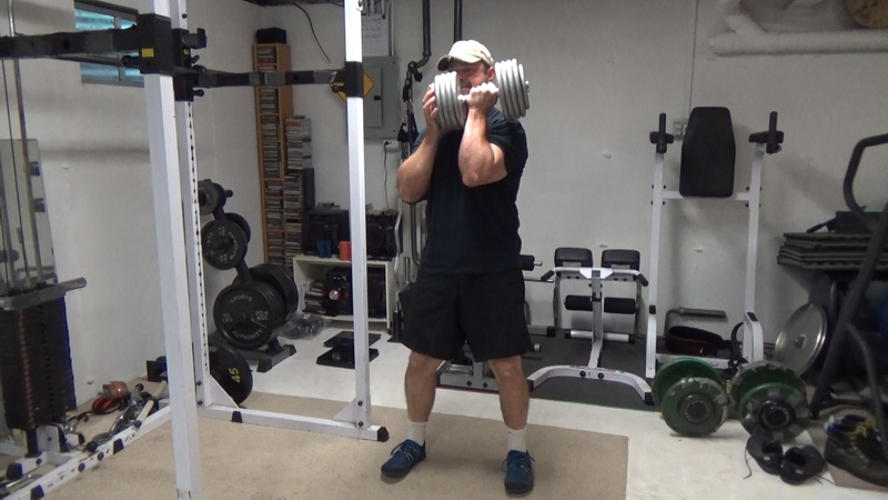 One-Dumbbell Curl Reverse Lunges Top