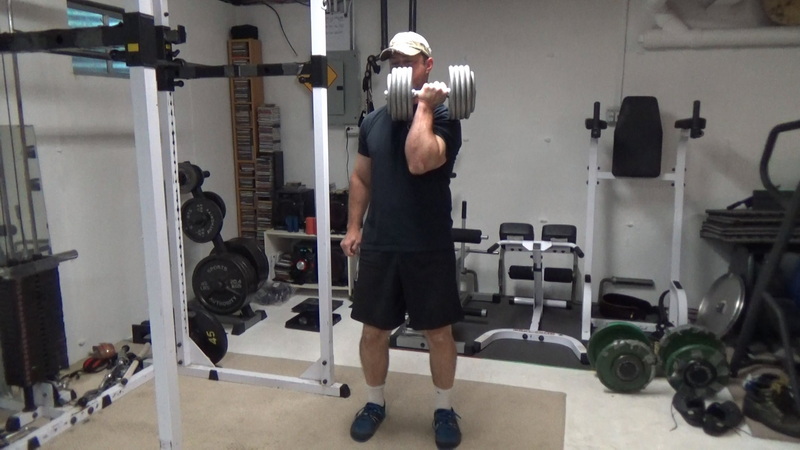 One-Dumbbell Curl Reverse Lunges Top