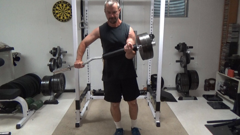 Offset Loaded EZ Bar One-Arm Zercher Reverse Lunges For Deep Core Strength