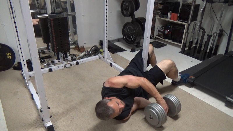 MMA Closed Guard Core Press For Deep Core Striking Power Training