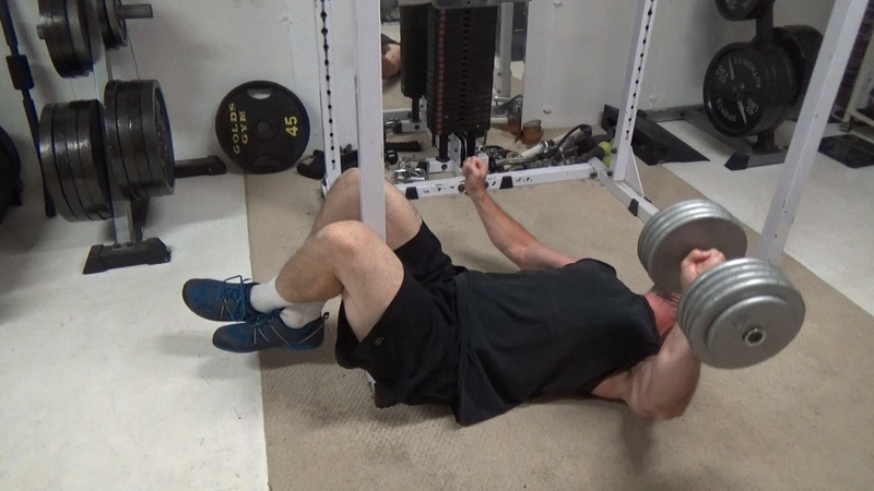 MMA Closed Guard Core Press For Deep Core Striking Power Training