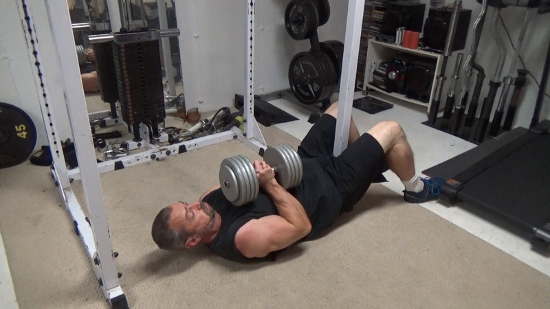MMA Closed Guard Core Press For Deep Core Striking Power Training