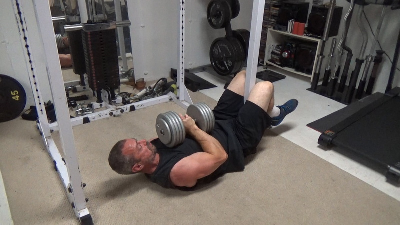 MMA Closed Guard Core Press For Deep Core Striking Power Training