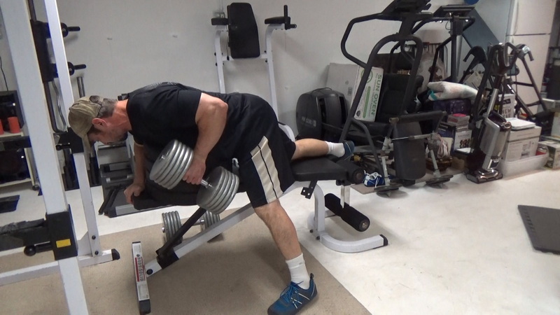 Chest-Supported One-Arm Dumbbell Rows Top