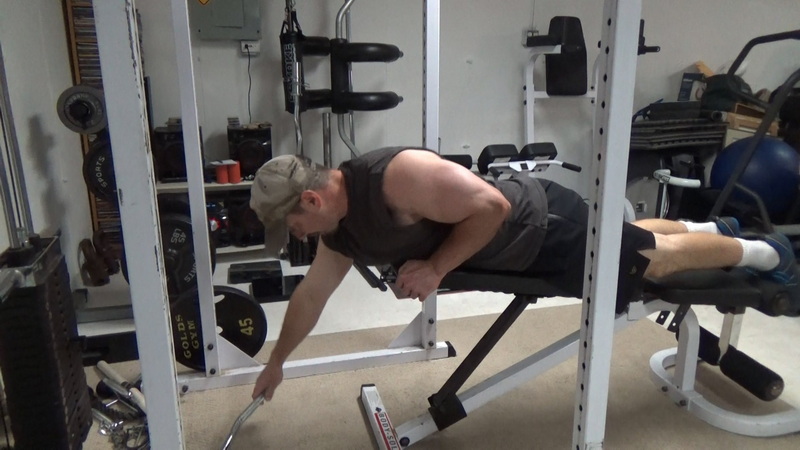 Low Pulley Prone Pulldowns Slight Incline