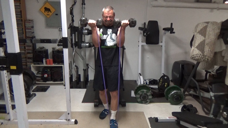 Band-Resisted Supination Curls For Building Bigger Biceps