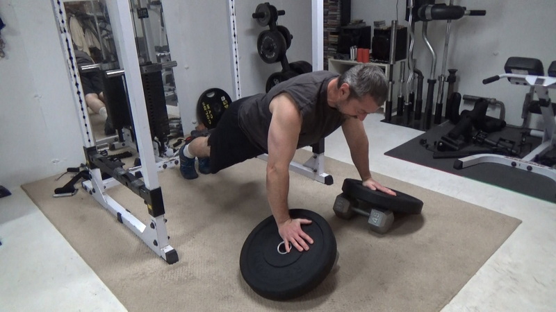 A-Frame Plate Push-Ups For Peak Chest Stimulation