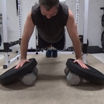 A-Frame Plate Push-Ups For Peak Chest Stimulation