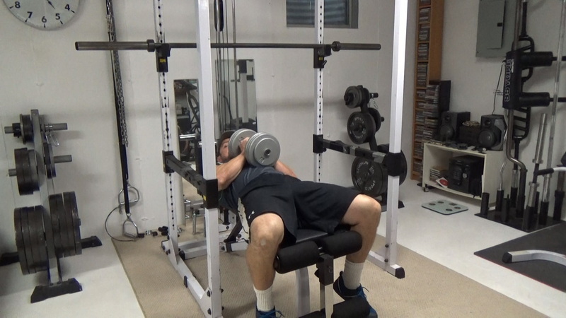Focused Chest Work With One-Arm Hooked One-Arm Dumbbell Bench Press
