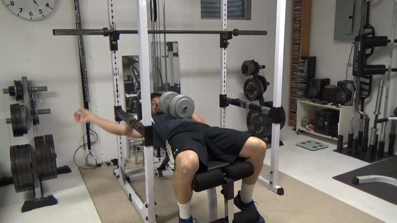 Focused Chest Work With One-Arm Hooked One-Arm Dumbbell Bench Press