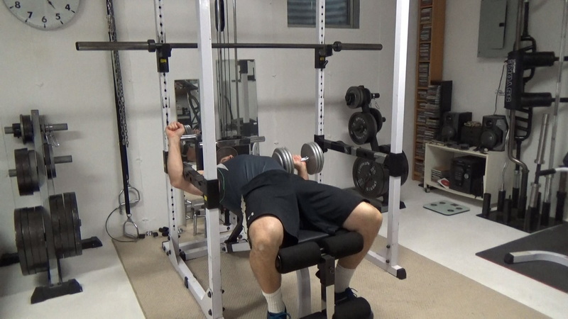 Focused Chest Work With One-Arm Hooked One-Arm Dumbbell Bench Press