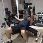 Tilted Dumbbell Bench Press For Inner Chest