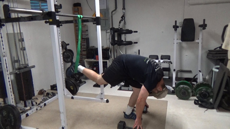 Bulgarian Single Leg Band Squats For Building The Glutes Setup