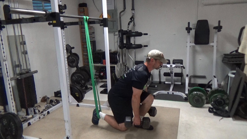 Bulgarian Single Leg Band Squats For Building The Glutes Bottom