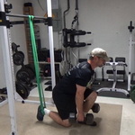 Bulgarian Single Leg Band Squats For Building The Glutes