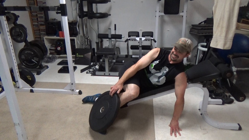 Plate Stretch Abductions For Building The Gluteus Medius and Minimus - Stretch