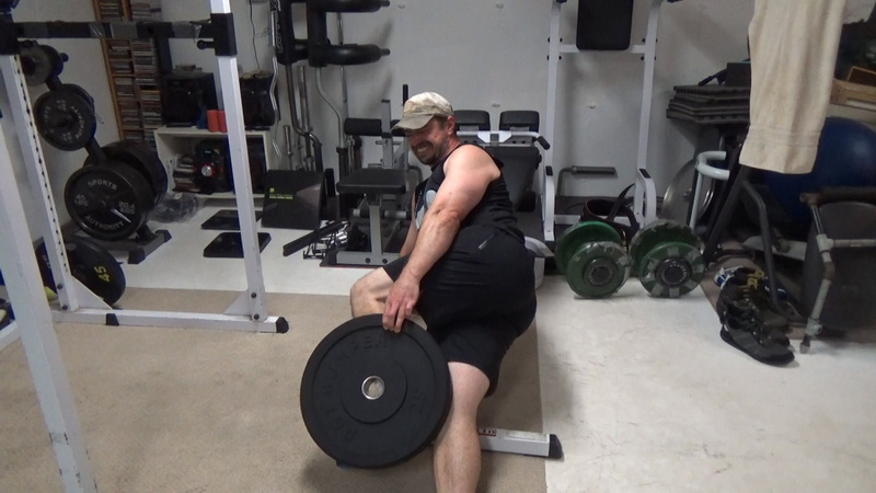 Plate Stretch Abductions For Building The Gluteus Medius and Minimus -  Stretch