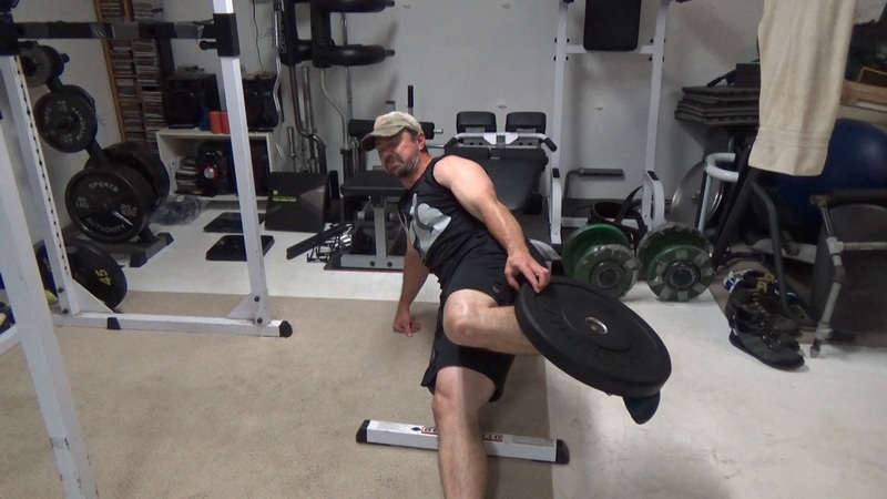 Plate Stretch Abductions For Building The Gluteus Medius and Minimus - Top