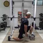 Rolling Dumbbell Lunges for Adductors/Inner Thighs