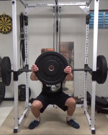Frankenstein Plus Plate Squats For Improving Front Squats Position Strength