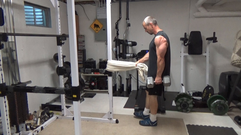 Single Leg Towel Pistol Squats For Bodyweight Leg Training
