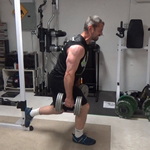 Sprinter Block Split Squats For Quads and Glutes