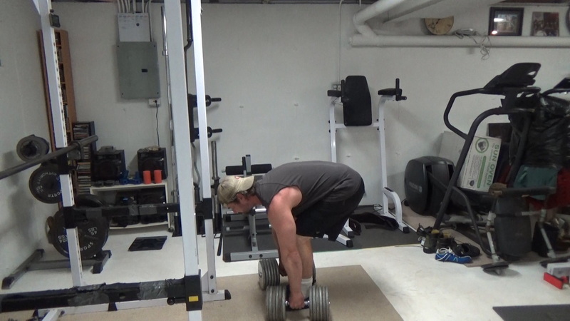 Total Leg Split Squats of Death - Down stiff leg deadlift bottom