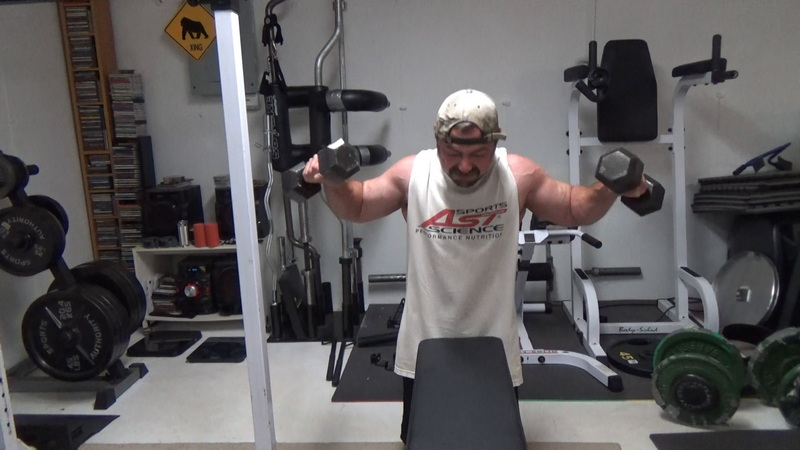 Bench Lift Lateral Raises For Resistance at the Bottom of the exercise