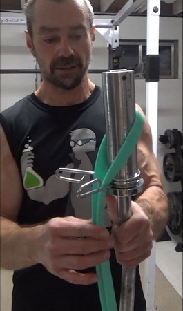 EZ Bar and Band Archer Pulls For Rear Delts and Upper Back