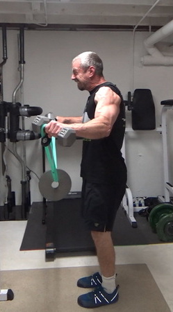 Magnet Dumbbell-Plate-Band Laterals For Complete Side Delt Training