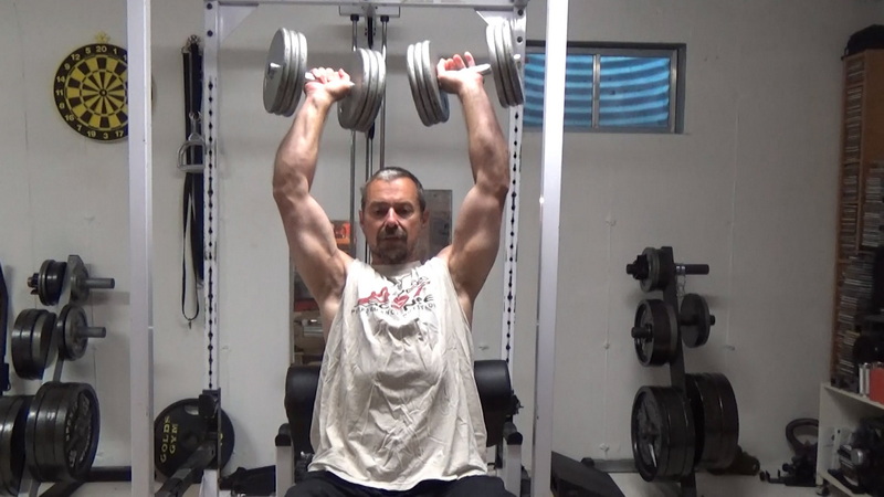Reverse Alternating Dumbbell Shoulder Press For Building Bigger Shoulders