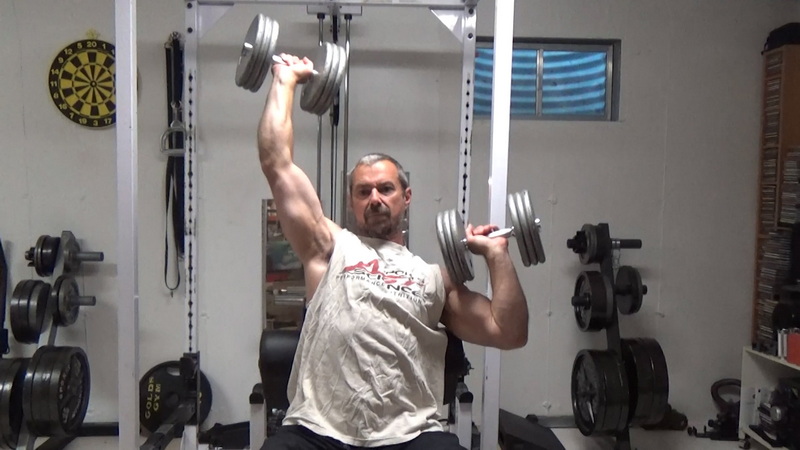 Reverse Alternating Dumbbell Shoulder Press For Building Bigger Shoulders