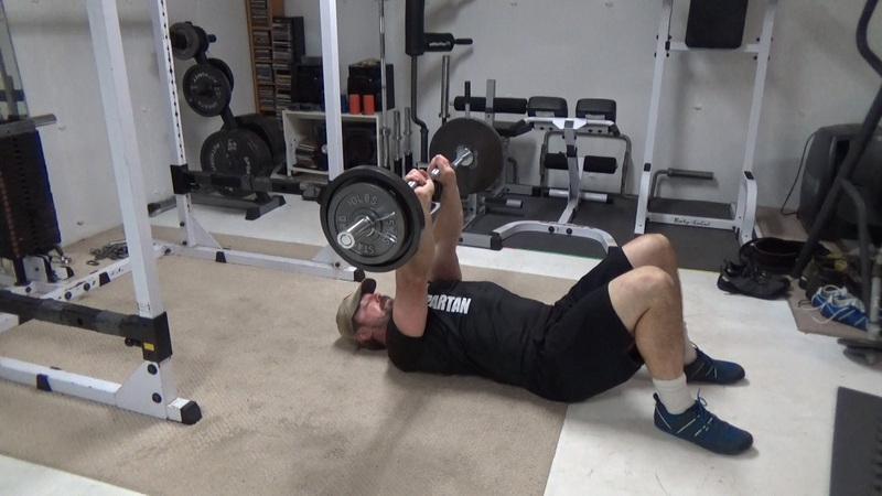 In-Set Supersets With the EZ Curl Bar For Total Tricep Training Top