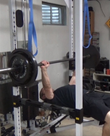 Bench Press Reverse Band Zone Training For Building Chest