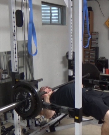 Bench Press Reverse Band Zone Training For Building Chest