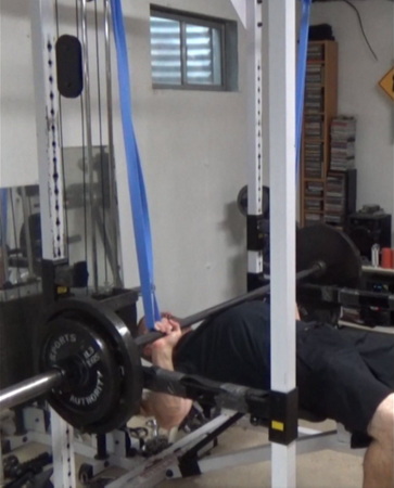 Bench Press Reverse Band Zone Training For Building Chest